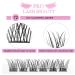 Cluster Lashes 72 Pcs DIY Individual Eyelash Extension - Thin Band, Easy to Apply at Home - 16mm Confession - Buy Online on GoSupps.com