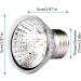 PewinGo 4 Pack 50W UVA UVB Heat Lamp Bulbs for Reptiles Heating Emitter Bulbs for Amphibian Terrariums Cages for Tortoise Snake Frog Lizard Chameleon Hermit Crab Cockatoo. Halogen Orange 50w*4 Bulbs - Buy Online on GoSupps.com