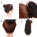 Curly Updo Bun Ponytail Hair Extension | 45cm Dark Blonde & Chocolate Brown Mix - Synthetic & Natural Look - Buy Online on GoSupps.com