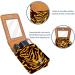Stylish Leather Lipstick Case with Mirror - Mini Lip Gloss Organizer in Tiger Print | Perfect for Travel & Storage - Buy Online on GoSupps.com