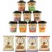Coffee Gift Set with Biscuits - 9 Assorted Flavours Instant Coffee Cups with 4 x Twin Biscuits Gift Sets - Cappuccino Vanilla Latte Hazelnut Original Mocha Irish Cream - Coffee Lovers Gifts (1) - Buy Online on GoSupps.com