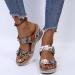 NLOMOCT Orthopedic Sandals for Women Arch Support Leopard Print Wedges Sandal 6.5 - Buy Online on GoSupps.com