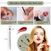 Retractable Lip Brush with Cap - Professional Makeup Tool for Lipstick & Gloss - Silver - Buy Online on GoSupps.com