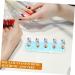 minkissy 1 Set Fake Nails Display Stand Press on Nails Practice Holder Nail Tools Nail Holder Press on Artificial Nails Holder Fairy Exercise Rack Bracket Base False Nails Acrylic 12.8x3.9x3cm As Shown - Buy Online on GoSupps.com