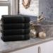 Class Home Collection Terry Guest Towels - 100% Cotton Black - Pack of 4 | 30x50 cm - Premium Quality for Luxury Living - Buy Online on GoSupps.com