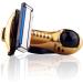 HeadBlade S4 MOTO GoldFinger Men's Head Shaving Razor - Limited Edition - Buy Online on GoSupps.com