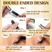 DAGEDA Eyeshadow Stick Dual End Shimmer Eyeshadow Stick Pearl Eyeshadow Pencil Crayon Waterproof Long-lasting Glitter Eye Shadow Cream Stick with Soft Brush for Eye Makeup (07# Cocoa Shimmer) - Buy Online on GoSupps.com