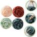 Buy Housoutil 4pcs Rose Bath Ball Loofah Sponge - Exfoliating Shower Pouf & Scrubber for Smooth Skin | International Shipping - Buy Online on GoSupps.com