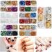 Nail Glitter Nail Art Decor Ultra-thin Aluminum Sequins Irregular Spangles Gold Glitter Flakes Nail Gold Foil(2) - Buy Online on GoSupps.com