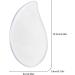 Heel Scrubber Glass Callus Remover Dry Heels Skin Remover | Glass Foot File Pedicure Helper in-Shower Foot Scrubber Dead Skin Remover for Soft Feet Big Magatama - Buy Online on GoSupps.com