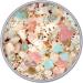 Self Love Candle | Negative Energy Cleansing - Handmade Aromatherapy Soy Candle with Dried Flowers & Crystals - 8oz Tin | New Moon Beginnings - Buy Online on GoSupps.com