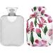 NAANLE Japanese Cherry Blossom Transparent Hot Water Bottle - 2L Large Perfect for Menstrual Cramps Relief & Heat Therapy - Buy Online on GoSupps.com