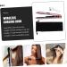 BIUDECO Curling Iron Travel Size Flat Iron for Hair Travel Hair Curler Hair Curling Tools Mini Splint Abs Golden 21X4X3.5CM - Buy Online on GoSupps.com