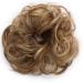 SEGO Hairpiece - Natural Light Brown & Ash Blonde #12H24 Hair Tie Bun Extensions | Perfect Updo with Elastic Band - Buy Online on GoSupps.com