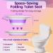 Zafina-UP 2-in-1 Yoni Steaming Kit - Foldable Toilet Seat Natural Herbal Blend - V-Steam for Detox Cleansing PH Balance Odor Control - Purple - Buy Online on GoSupps.com