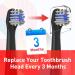Replacement Toothbrush Heads for Colgate Hum - Smart Battery Electric Toothbrush 10 Count - Compatible Brush Heads (Black - Buy Online on GoSupps.com