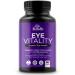 HerbaMe Eye Vitality, Eye Vitamins Supplement with Lutein, Bilberry, Beta Carotene, L-Taurine, Zinc and Quercetin, 90 Capsules, Supports Vision, Ocular and Macular Health, Helps Eyes Filter Blue Light
