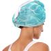 Teal Waves Hair Towel 2 Pack | Super Absorbent Quick Dry Hair Turbans for Women & Girls - Buy Online on GoSupps.com