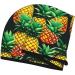 Tropical Fruit Pineapples Coral Velvet Dry Hair Cap - Effortlessly Dry Curly & Thick Hair with Buttons | Anti-Frizz Solution - Buy Online on GoSupps.com
