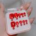 FEIlei Crystal Cat Eye Shining Diamond Foot Nail Patches Handmade Wearing Short Press on Nails for Toes Decoration 5# - Buy Online on GoSupps.com