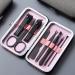 Nail Clipper Set Adult Nail Clipper Set Stainless Steel Manicure Set Personal Care Pedicure Set Beauty Set (8-Piece Set) Nail Clipper Kit (Color : Pink-8-piece Set) - Buy Online on GoSupps.com