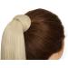 26" Long Straight Wrap Around Ponytail Clip in Hair Extensions One Piece Hairpiece Magic Tape in Pony Tail Extension for Women Bleach Blonde - Buy Online on GoSupps.com