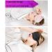 Pure Black Silk Sleep Mask - Adjustable Strap for Full Night's Sleep - Travel and Nap Aid - Super Soft Eye Shade Cover - Buy Online on GoSupps.com