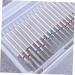FRCOLOR 1 Box Nail Goue Lemon Cocktail Straws Nail Care Polishing Drill Abacus Decor Acrylic Nail File Drill Bit Cylinder Head Grinding Nailer Nail Drill Manicure Nail Polish - Buy Online on GoSupps.com