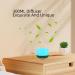Diffofe 300ml Essential Oil Diffuser with Remote Control - Electric Aroma Humidifier - 8 Hours Quiet Operation - 7 LED Color Night Lights - Timer - Green - Buy Online on GoSupps.com
