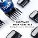 Hair Clippers for Men - Professional Cordless Barber Clippers & Rechargeable Beard Trimmer with 6 Guide Combs | Blue Panda No.1 - Buy Online on GoSupps.com