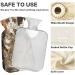 Cute Cat Hot Water Bottle (1L) - BPA Free Small Pain Relief Bag for Hot & Cold Compress - Buy Online on GoSupps.com