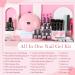 40PC Gel Nail Polish Kit with U V Light Starter Kit and Drill 8PC Gel Polish 4PC Poly Nail Gel Top Base Coat Glitter Nail Rhinestones Multi Type Complete Gel Manicure Kit for Women DIY Salon at Home 1.1 - Buy Online on GoSupps.com
