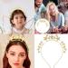 Star Headband Star Headbands for Women Girls Bling Shining Halo Headband Christmas Star Headpiece Headband Star Wedding Hair Accessories for New Year Party Festival Prop (Gold) - Buy Online on GoSupps.com