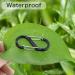 Mini Black Aluminum Carabiner Snap Hook for Fishing/Camping - Outdoor Sports Keychain - Buy Online on GoSupps.com