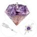 Mookaitedecor Amethyst Resin Crystal Point Pendulum for Healing and Divination - Buy Online on GoSupps.com