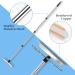 Pet Hair Remover & Lint Brush with Adjustable Long Handle | Carpet & Furniture Cleaner for Dogs & Cats - Black - Buy Online on GoSupps.com