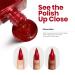 Beetles Ruby Radiance Red Glitter Nail Polish - 15ml Air-Dry Shimmer for Salon & DIY Manicure - Buy Online on GoSupps.com