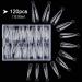 Kalolary 120Pcs Clear Dual Nail System - MOOLD ACYLL Stiletto Nail Extension Tips for Nail Art | 12 Sizes with Scale for Perfect Manicure - Buy Online on GoSupps.com