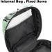 Multicolored Portable Storage Bags for Women's Bandages & Menstrual Products | Zebra Leaves & Green-White Waves | Perfect for School & Office - Buy Online on GoSupps.com