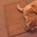 LSAIFATER Cat Scratching Mat - Natural Sisal Furniture Protector for Cats - Horizontal Floor Pad Rug - Small Brown - Buy Online on GoSupps.com