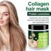Collagen Masque Cheveux 500ml - l'Huile d'Avocat et Argan D m le Nourrit & R pare 3-en-1 pour Cheveux Ab m s Masque Soin Nutrition Masque pour Cheveux Secs Ondul s Boucl s ou Cr pus - Buy Online on GoSupps.com