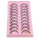 Shop AUGENL 10 Pairs Cute Japanese Style False Eyelashes - Thick Eye Lash Extensions for Cosplay & Anime Makeup - Reusable Manga Eye Makeup Tools (H03 - Buy Online on GoSupps.com