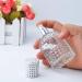Enslz Perfume Fragrance Cologne Atomizer Empty Refillable Glass Bottle Fine Mist Silver Sprayer 50ml (Silver) - Buy Online on GoSupps.com