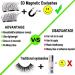 Magnetic Eyelashes - Reusable 3D False Lashes with 3 Magnets Soft & Natural Look | 8 Pieces with Tweezers No Glue Needed - Buy Online on GoSupps.com