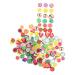 Housoutil 4 Packs Nail Art Polymer Clay Nail Art Craft Diy Nail Decoration Fruit Pattern Nail Decorations Diy Fruit Nail Art Fruit Slices Resin 3d Manicure 11X7cm Colorful