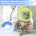 Soft Adjustable Cat Cone Collar for Post-Surgery Recovery - Large Elizabethan Collar for Cats - Blue - Buy Online on GoSupps.com