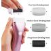 Electric Foot Callus Remover - Rechargeable Portable Heel Shaver for Cracked Heels - Professional Pedicure Tool Kit for Dry Dead Skin - Pink - Buy Online on GoSupps.com