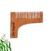 The Legend Organic Pure Neem Wood Comb (Beard Shaper)