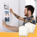 40 Pairs (80 Strips) Heavy Duty Picture Hanging Strips - Removable Hook and Loop Tape for Christmas Party Decorations - Large White - Buy Online on GoSupps.com