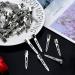 Avodova 50 Pcs Silver Duck Hair Clips - 5.5cm Metal Hair Clamps for Women & Girls - Perfect for Hairdressing & Styling - Buy Online on GoSupps.com